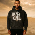 Holy Oil Print Heavy weight Hoodie